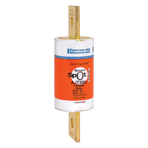 Fusible tempo ajt v :  600 ac / 500 dc calibre a : 200 41x146 - Mersen - Ferraz - AJT200