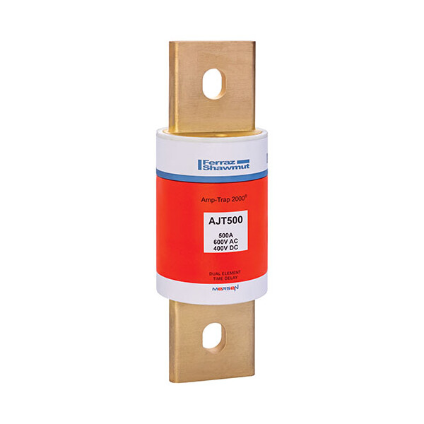 Fusible tempo ajt v :  600 ac / 500 dc calibre a : 500 64 x 203 - Mersen - Ferraz - AJT500