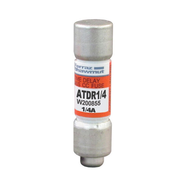 Fusible atdr v : 600 ac / 300 dc calibre a : 0,25 10x38 (+3,2 x 6,44) - Mersen - Ferraz - ATDR1/4