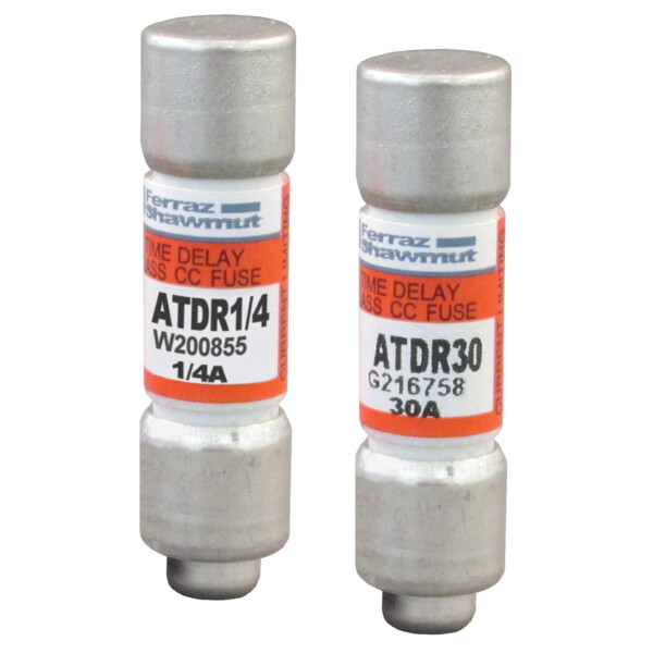 Fusible atdr v : 600 ac / 300 dc calibre a : 3,5 10x38 (+3,2 x 6,44) - Mersen - Ferraz - ATDR3-1/2