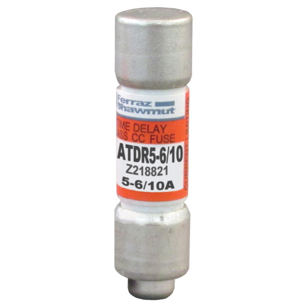 Fusible atdr v : 600 ac / 300 dc calibre a : 5,6 10x38 (+3,2 x 6,44) - Mersen - Ferraz - ATDR5-6/10