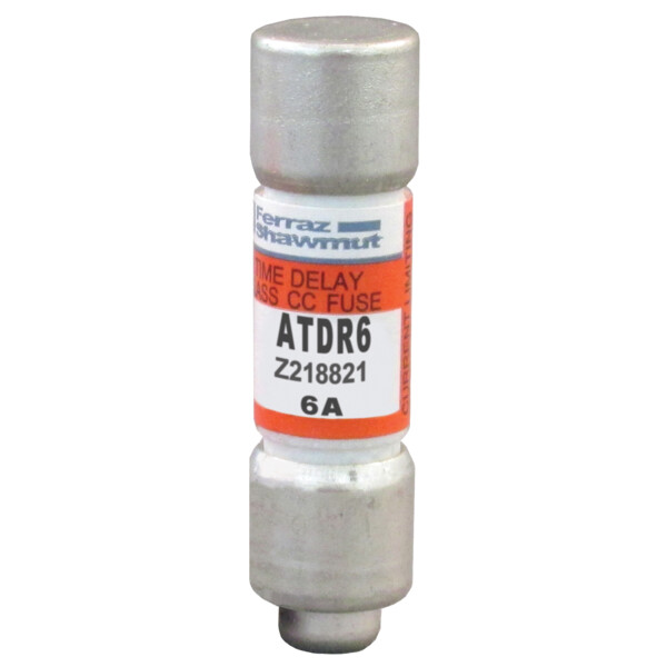 Fusible atdr v : 600 ac / 300 dc calibre a : 6 10x38 (+3,2 x 6,44) - Mersen - Ferraz - ATDR6