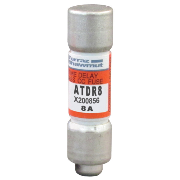 Fusible atdr v : 600 ac / 300 dc calibre a : 8 10x38 (+3,2 x 6,44) - Mersen - Ferraz - ATDR8