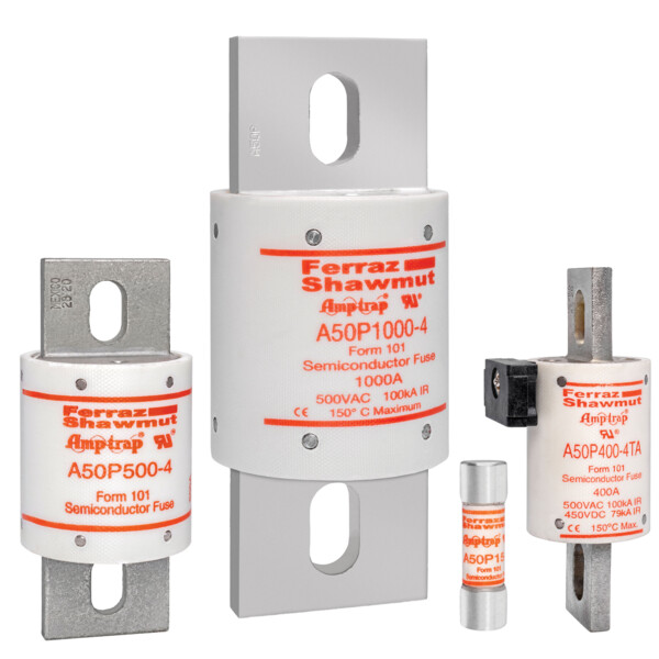 Fusible a50p v : 500 ac / 450 dc calibre a : 40 20,6 x 57,2 - Mersen - Ferraz - A50P40-4
