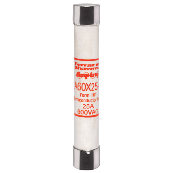 Fusible a60x v : 600 calibre a : 25 20,6 x 127 - Mersen - Ferraz - A60X25-1