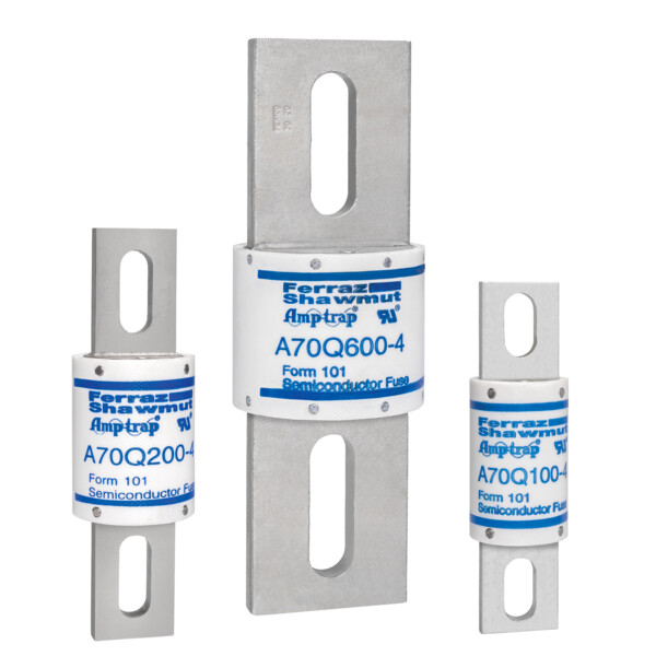 Fusible a70q v : 700 ac / 650 dc calibre a : 300 50,8 x 129 - Mersen - Ferraz - A70Q300-4