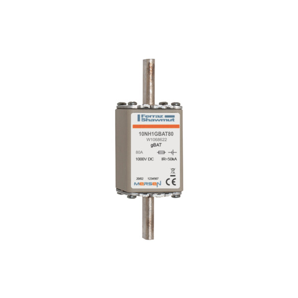 1000vdc nh1 gbat 80a/3 - Mersen - Ferraz - W1068622