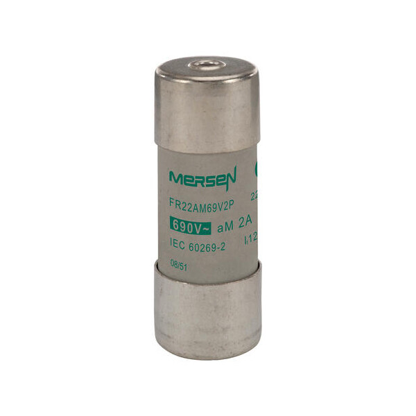 Cartouche fusible Mersen type aM 1A avec percuteur 22x58 mm 690V - Mersen - Ferraz - E215652