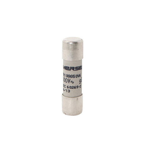 Cartouche fusible Mersen type gG 6A sans indicateur 10x38 mm 500V - Mersen - Ferraz - K215128