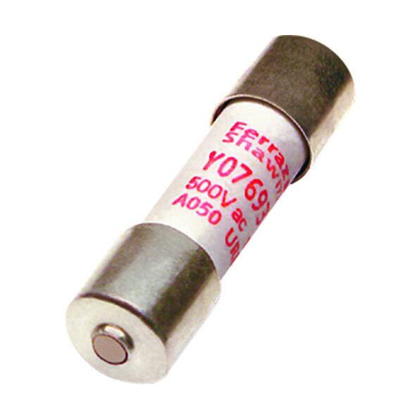 Cartouche fusible Mersen Protistor ultra rapide type aR 1A avec percuteur 10x38 mm 500V - Mersen - Ferraz - P076925