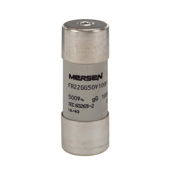 Cartouche fusible Mersen type gG 100A avec percuteur 22x58 mm 500V - Mersen - Ferraz - T217183