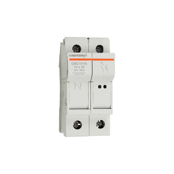 Porte-Cartouche fusible Mersen Modulostar 1P+N 32A pour Cartouche fusible 10x38mm IP20 - Mersen - Ferraz - G1062698
