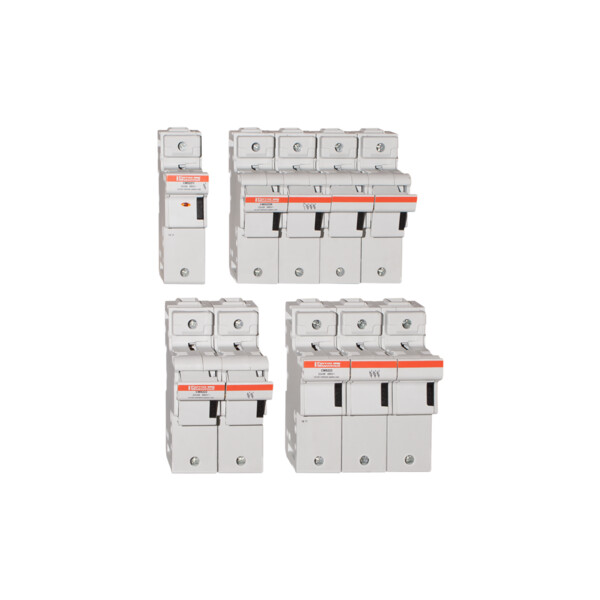 Porte-Cartouche fusible Mersen Modulostar 2P 125A pour Cartouche fusible 22x58mm avec 2 microcontact IP20 - Mersen - Ferraz - V331080