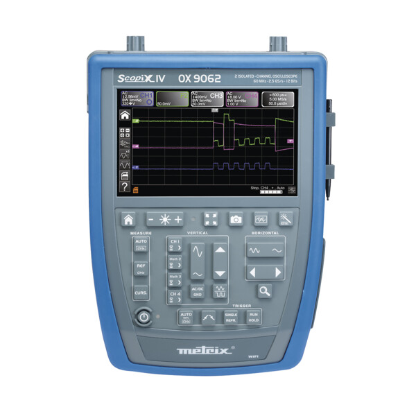 Ox9062 osc.num.isol.port 2x60mhz 7",2,5gs/s, coul - Metrix - OX9062