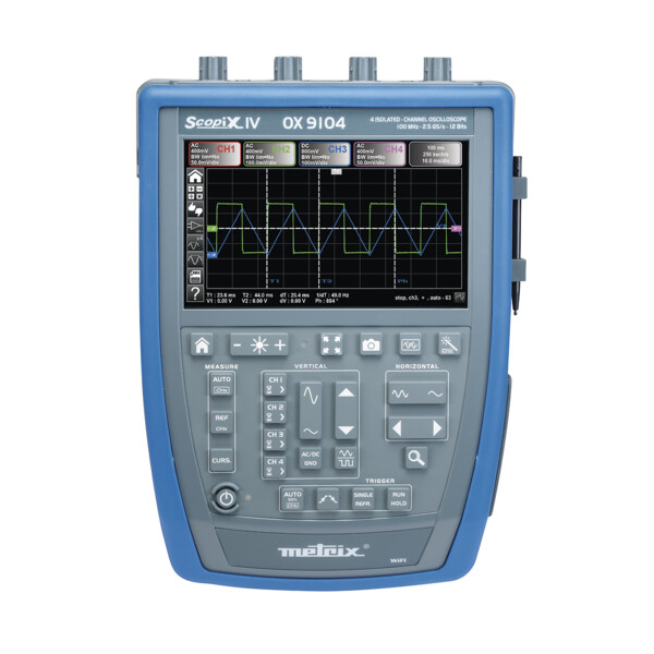 Ox9104 osc.num.isol.port 4x100mhz 7",2,5gs/s, coul - Metrix - OX9104