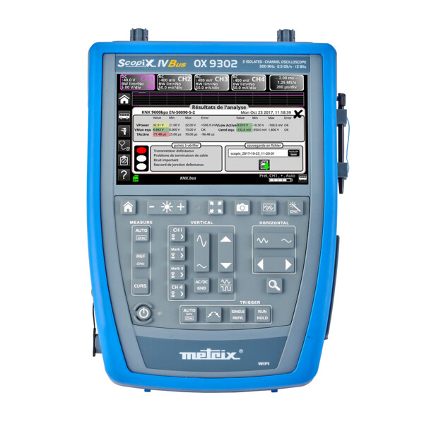 Ox9302-bus osc.isol.port 2x300mhz 7",2,5gs/s, coul - Metrix - OX9302-BUS