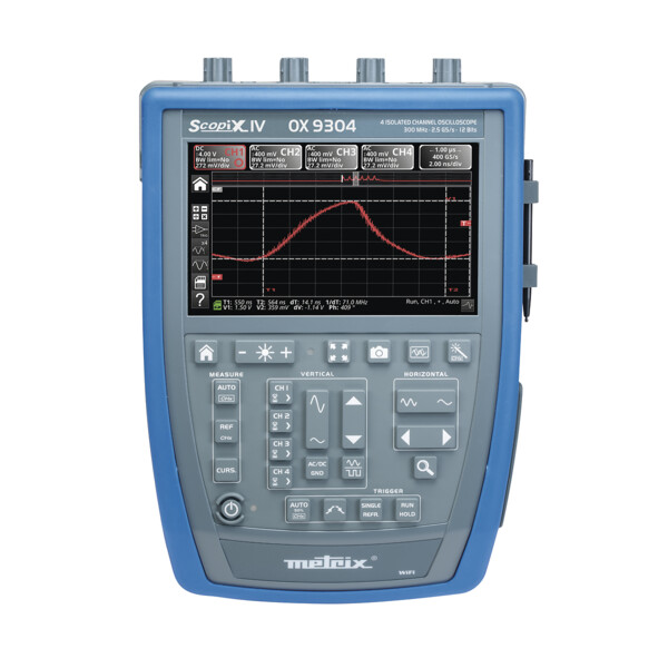 Ox9304 osc.num.isol.port 4x300mhz 7",2,5gs/s, coul - Metrix - OX9304