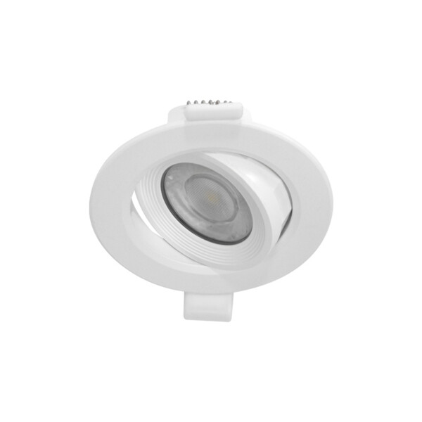 Spot encastré LED Miidex Carat II 7W 4000K 530lm blanc orientable - Miidex - 100164
