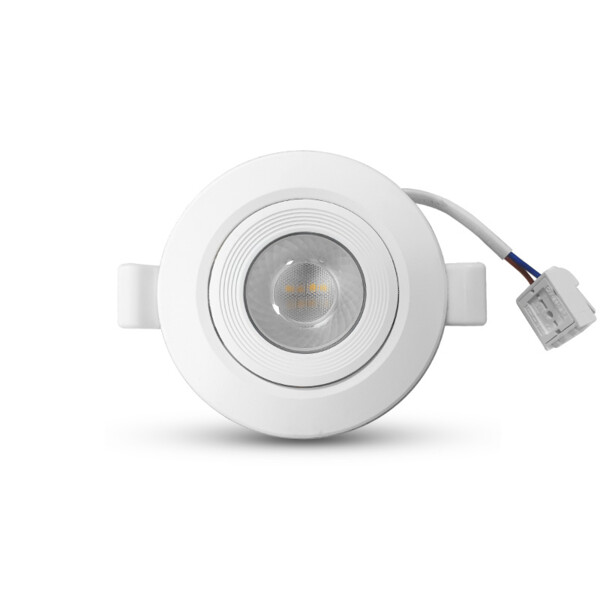 Spot encastré LED Miidex Carat II 10W 4000K 800lm blanc orientable - Miidex - 100166