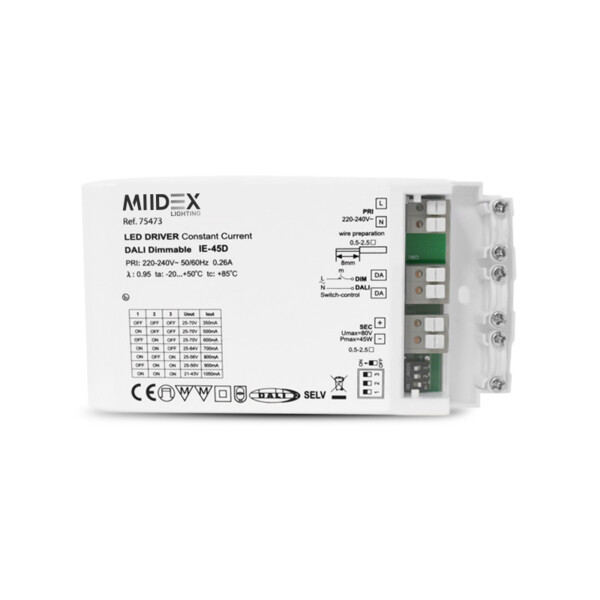 Alimentation dali LED Miidex Dali2 push pour dalles LED - Miidex - 75473