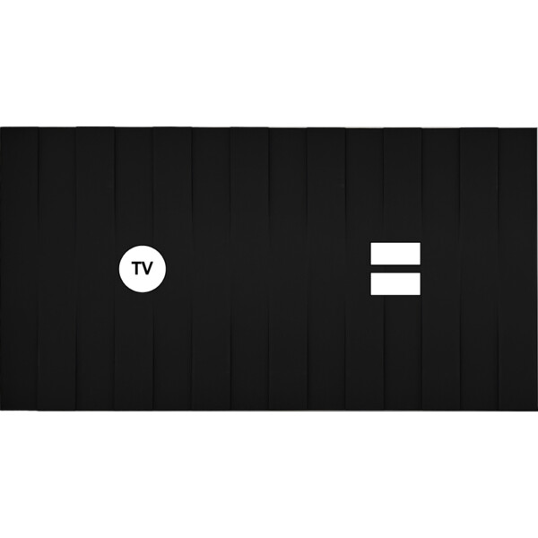 Façade Empreintes LIGNE Noir Double Horizontale Prise TV Chargeur USB, magnet - Modelec - 255472M-E5