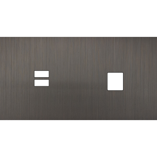 Façade Empreintes PLAN Canon de Fusil Double Horizontale Chargeur USB Média, mag - Modelec - 256474M-E0