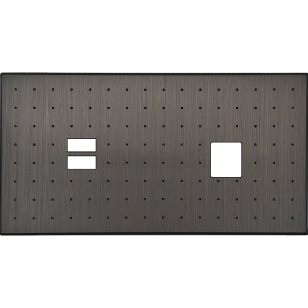 Façade Empreintes POINT Canon de Fusil Double Horizontale Chargeur USB Média M - Modelec - 256474M-E4
