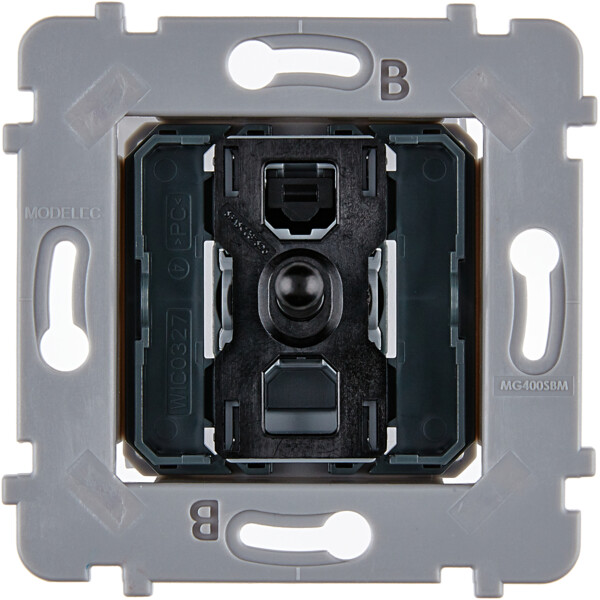 Mécanisme à connexion automatique va-et-vient ou poussoir noir pour collection confidence - Modelec - 087010GNO