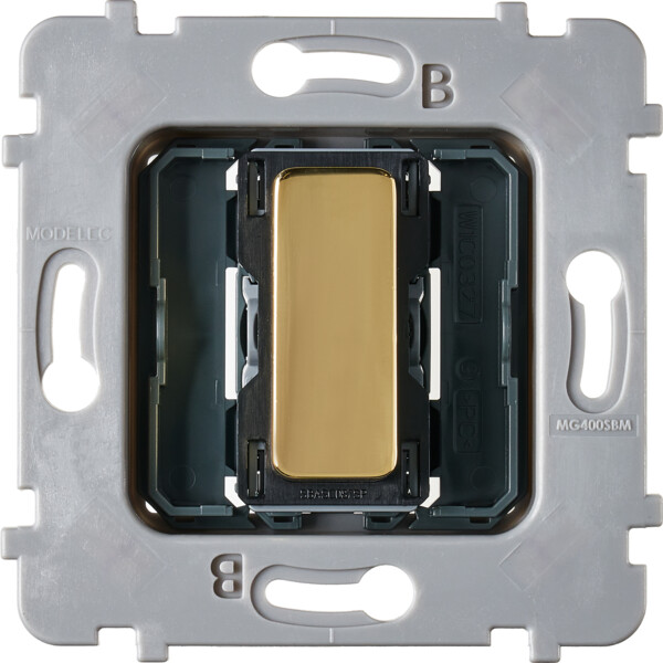 Mécanisme plat bouton permutateur pour collection m laiton miroir - Modelec - 087060G543