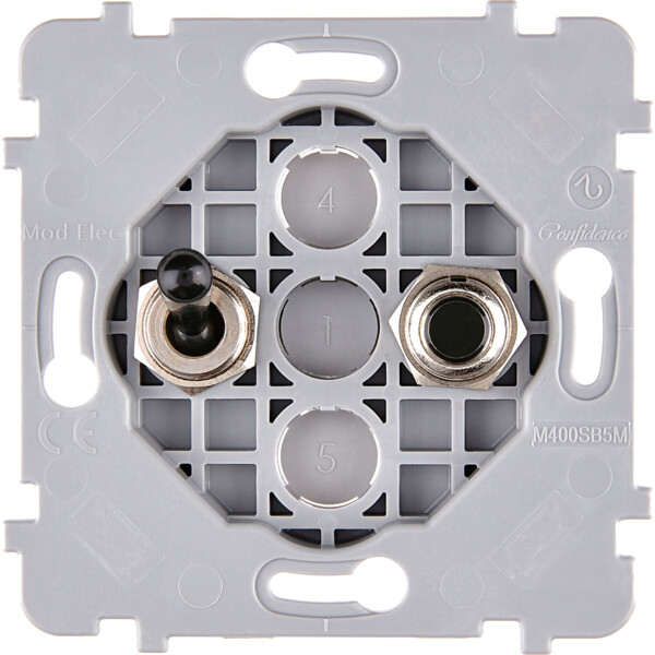 Mécanisme simple Noir simple 1bp+ 1PUSH (072-108G) - Modelec - 072108G