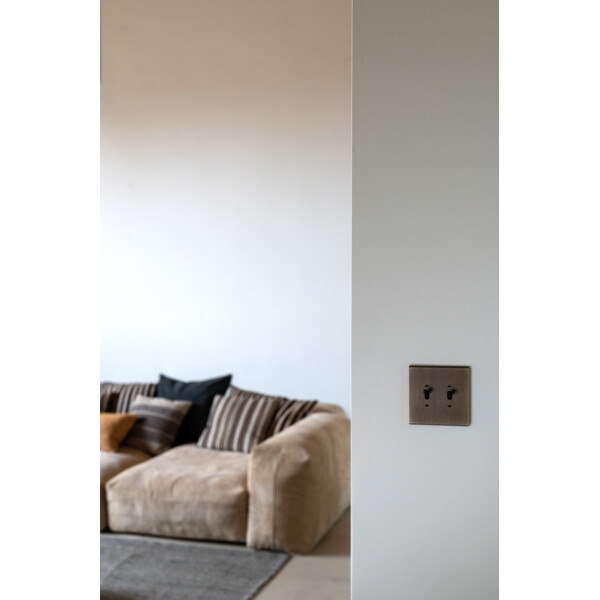 Mécanisme simple Noir 2 poussoirs (072-112G) - Modelec - 072112G