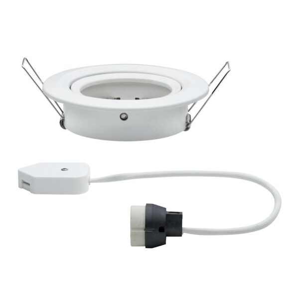 Spot encastré GU10 Paulmann 2Easy Nova fixe 3x35W rond acier brossé - Paulmann - 93637