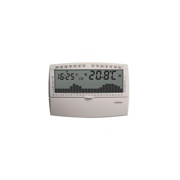 Chronothermostat digital - Thermostat programmable pour montage en saillie "UP and DOWN" - Perry Electric - 1CRCR018BS
