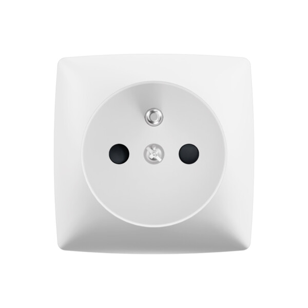 Prise 2P+T bornes auto composable - Blanc - Planet Wattohm - PWAK3104WH