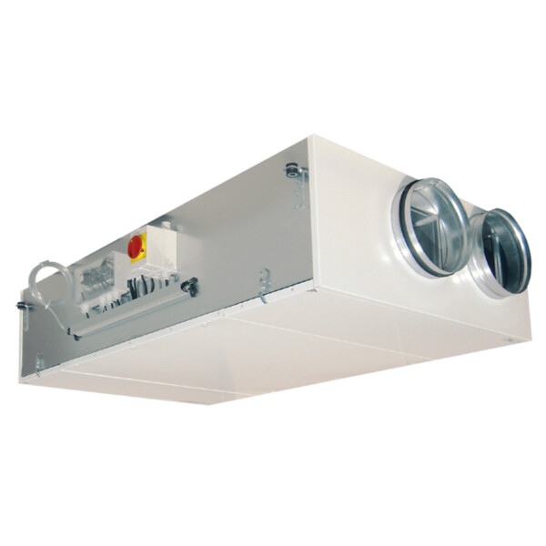 Centrale double flux extra-plate FLAT régulation TAC 4 intégrée 600 m3/h. (CAD HR FLAT 600 TAC4) - S&P France - 240329