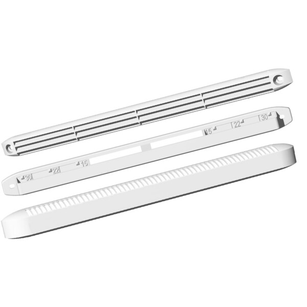 Entrée d’Air Anthracite Autoréglable 15/22/30 m3/h S&P France – Réservation 250 x 15 mm - S&P France - 850625