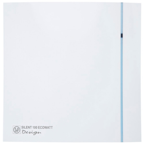 Kit aérateur ultra-silencieux silent 100 cz 12v design ecowatt + transfo 230/12v - S&P France - 403107