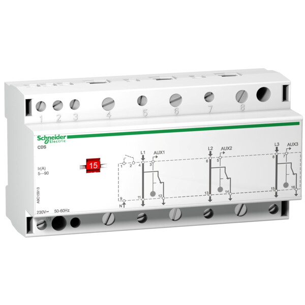 CDS tri, contacteur délecteur 1 voie par phase 415VCA - Schneider Electric - A9C15913