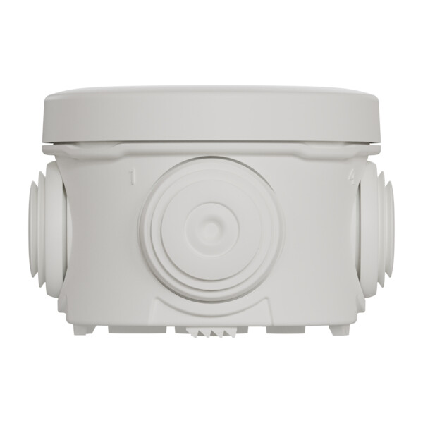 Mureva box - boite de dérivation avec embouts - Ø60 - ip55 - blanc polaire - Schneider Electric - IMT05021