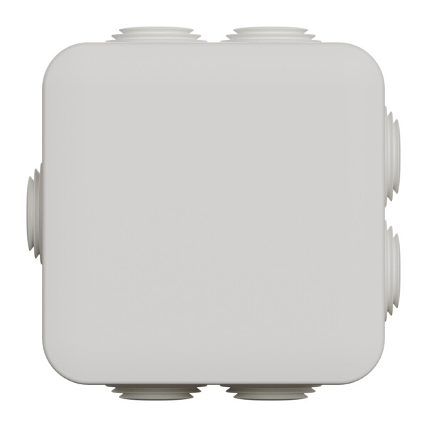 Mureva box - boite de dérivation avec embouts - 80x80x45 - ip55 - blanc polaire - Schneider Electric - IMT05024