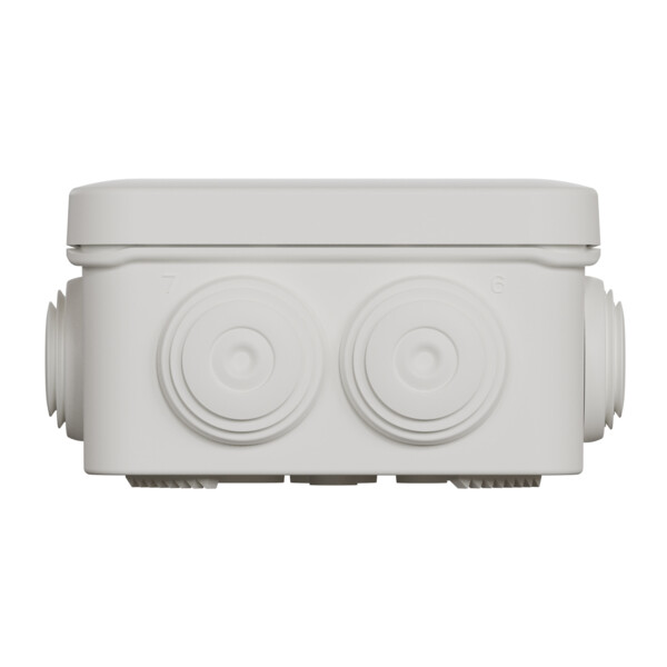 Mureva box - boite de dérivation avec embouts - 80x80x45 - ip55 - blanc polaire - Schneider Electric - IMT05024