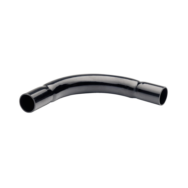 Mureva Tube, coude pour tube GT 4554 sans halogènes - Ø25 mm - Noir - IP40 - Schneider Electric - IMT35208