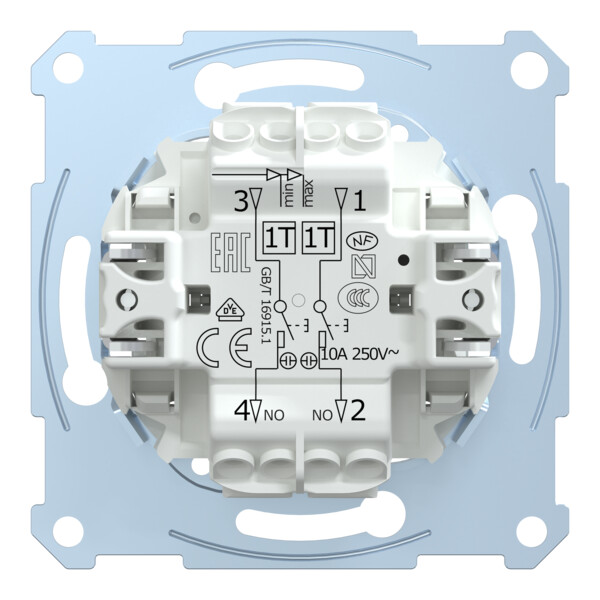 MECAN POUSS DBLE 2 CON - Schneider Electric - MTN3155-0000