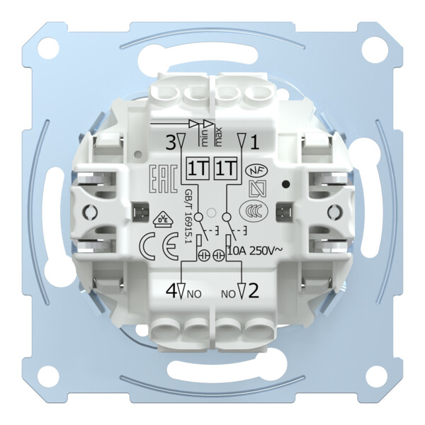 MECAN POUSS DBLE 2 CON - Schneider Electric - MTN3155-0000