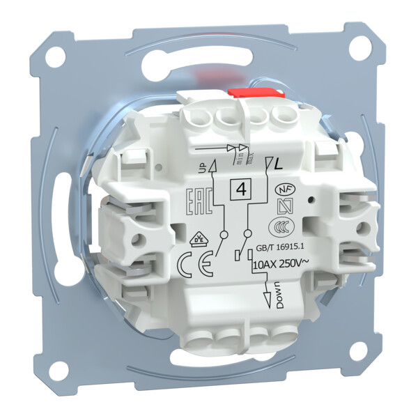 M-Plan Artec Aquadesign, interrupteur de volets roulants - Schneider Electric - MTN3715-0000