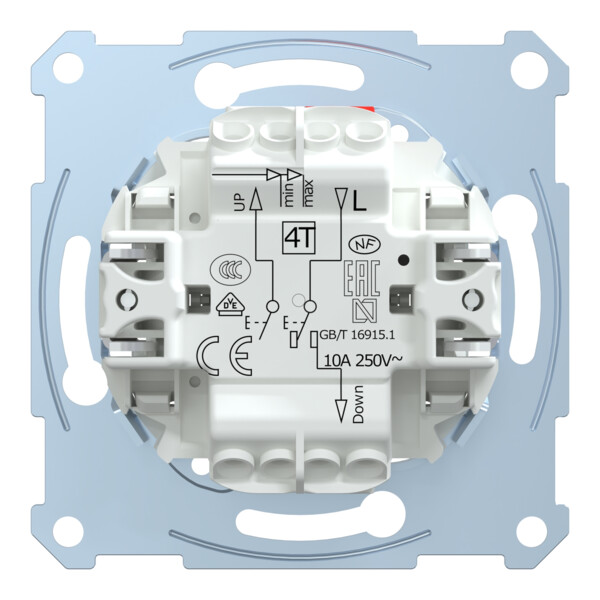 MECANISME POUSSOIR PR VOL ET ROULANT - Schneider Electric - MTN3755-0000