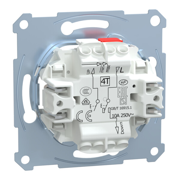 MECANISME POUSSOIR PR VOL ET ROULANT - Schneider Electric - MTN3755-0000