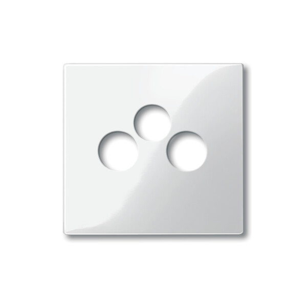 M-Plan Blanc, enjoliveur prise télévision TV+FM - Schneider Electric - MTN296719