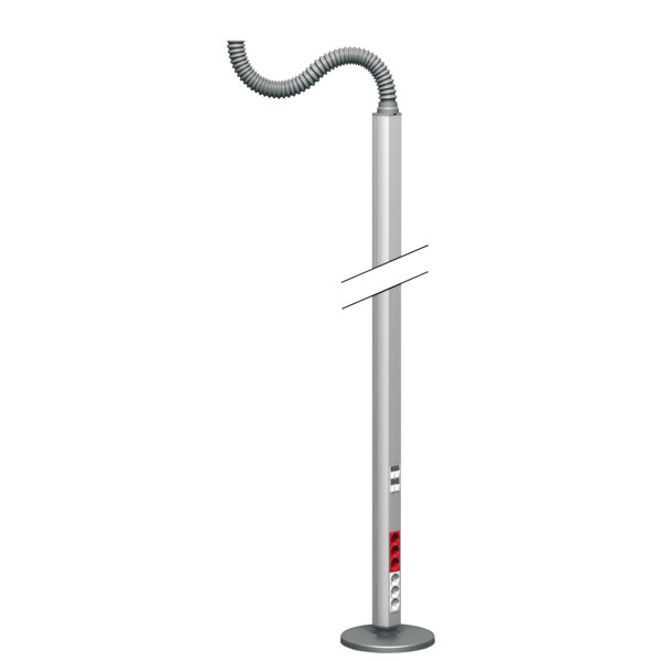 Schneider Electric Optiline 45, Colonne Mobile Aluminium 1 Face 2,45 M - Schneider Electric - ISM20112
