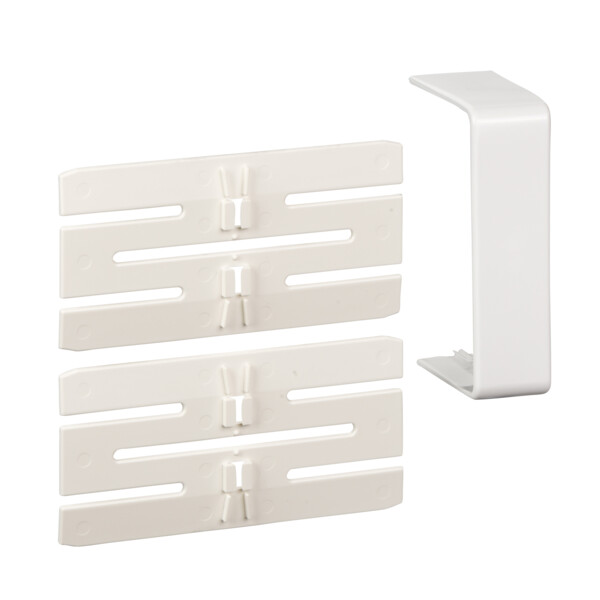 OptiLine 45 goulotte pvc blanc polaire 75 x 55 mm - joint de fond - Schneider Electric - ISM10106P